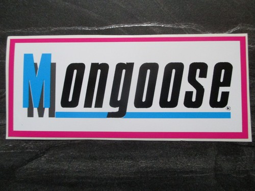 Mongoose bmx aufkleber - mongoose,