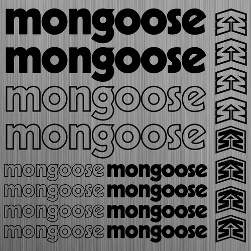 Mongoose aufkleber sticker - mongoose,